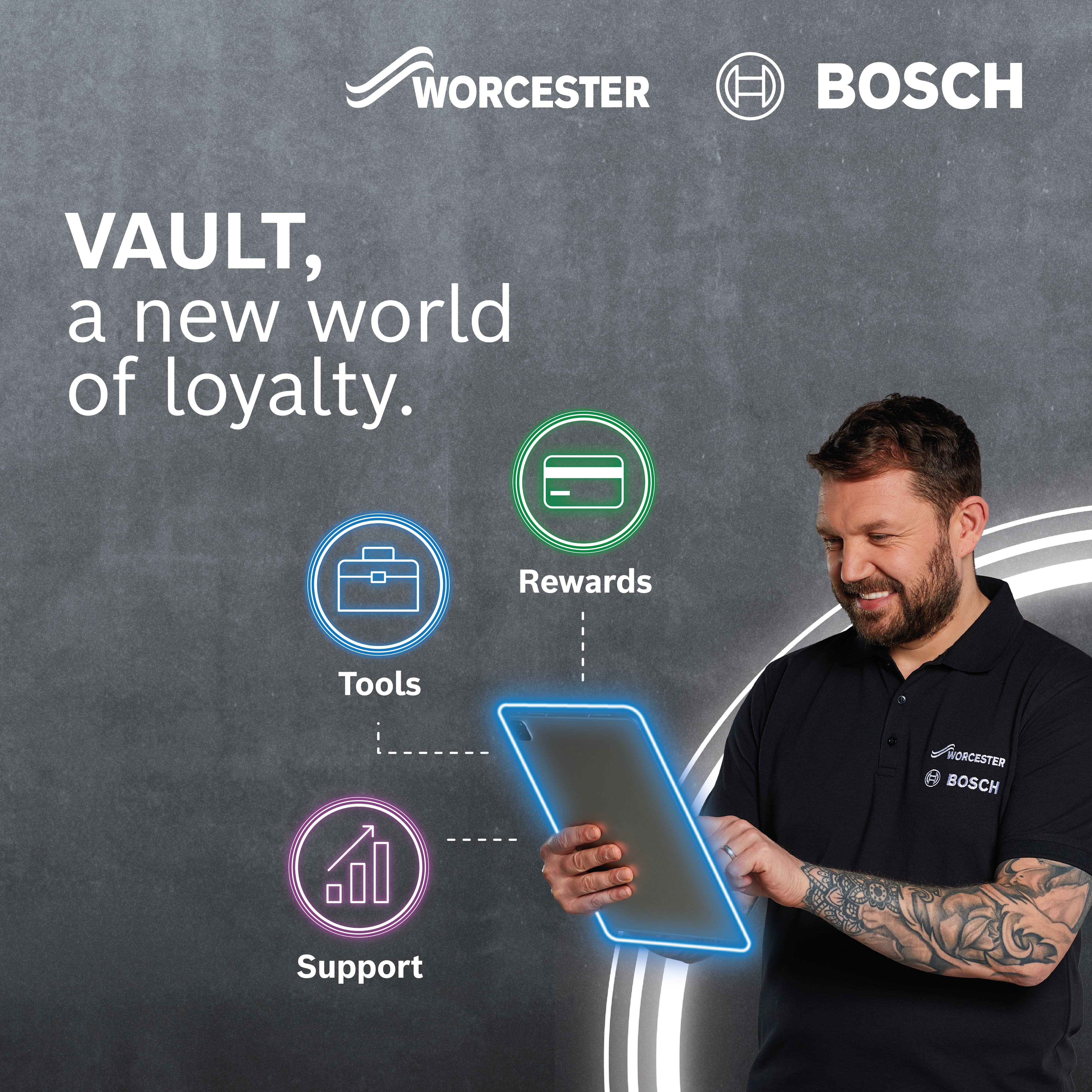 Worcester Bosch launches enhanced loyalty scheme VAULT, offering more rewards for installers