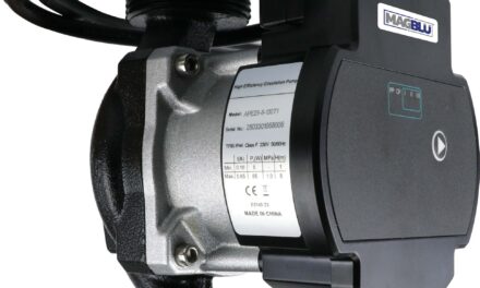 Powerful pump in a compact form