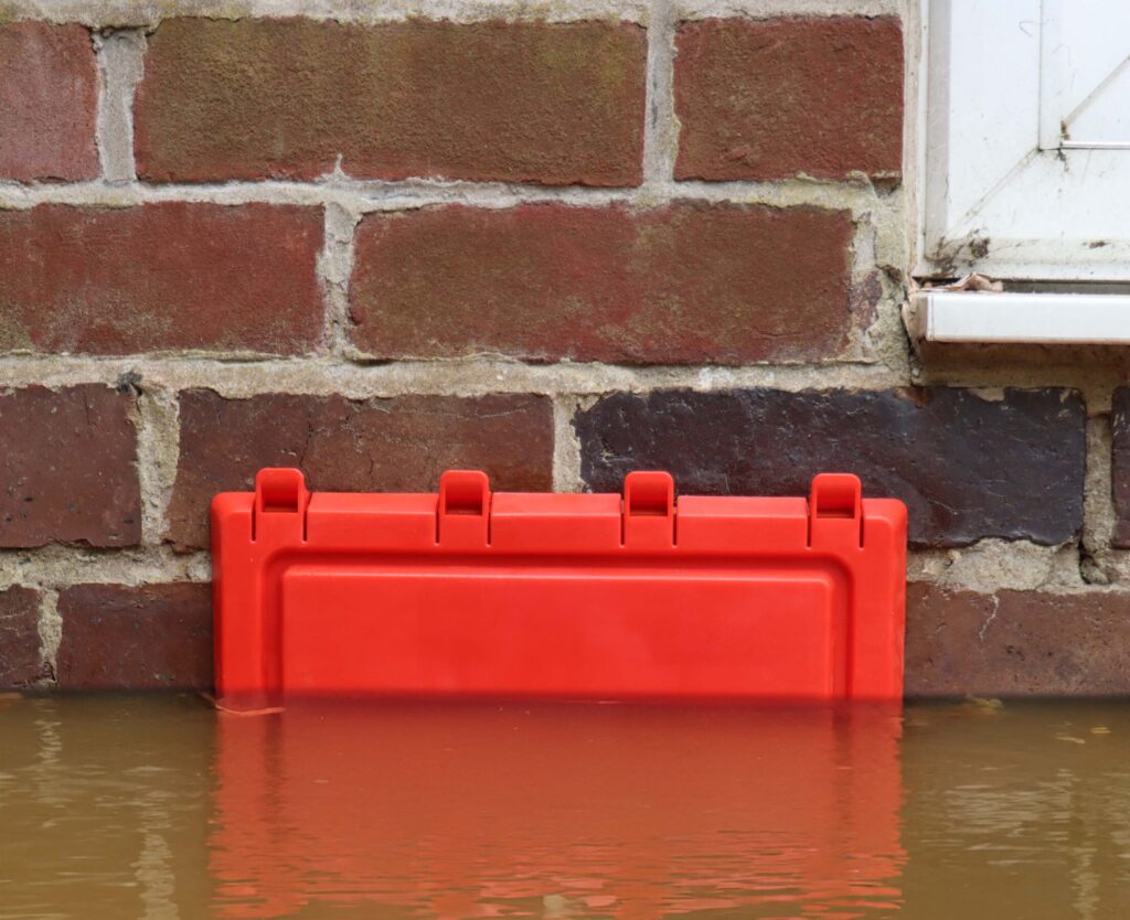 Anti-flood Air Brick Cover Installed Floodwater