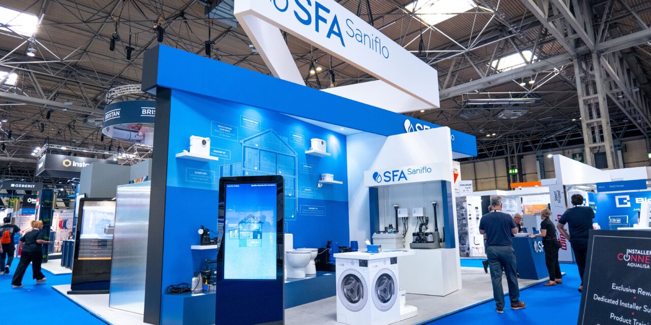 Visit the SFA Saniflo and Kinedo stand at the NEC