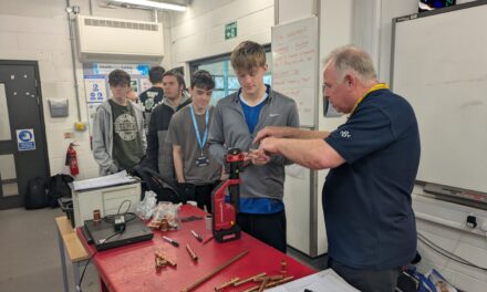 Conex Bänninger inspires future plumbers with hands-on training