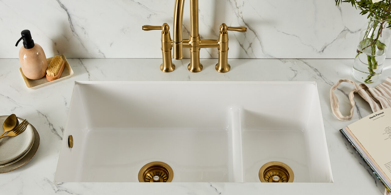 Chanterly ceramic undermount sink ‘for serious cooks’