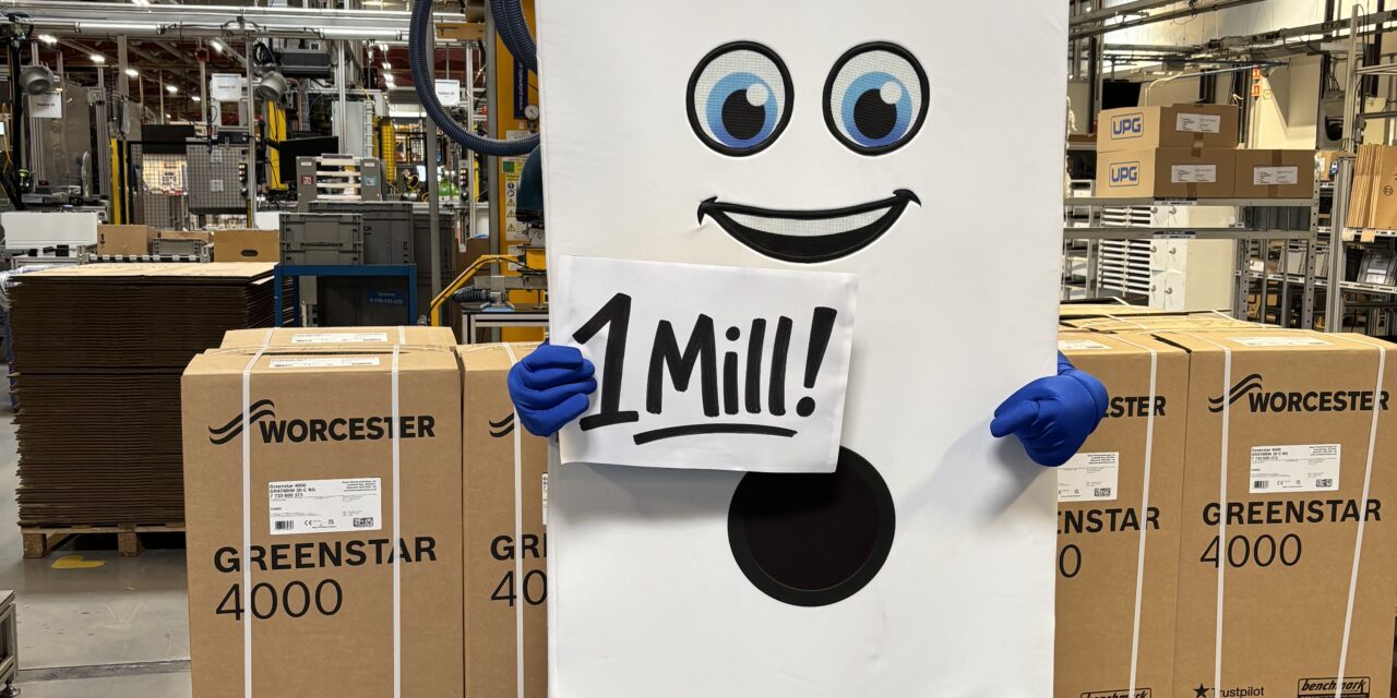 Worcester Bosch produces its one millionth Worcester Bosch Greenstar 4000 boiler